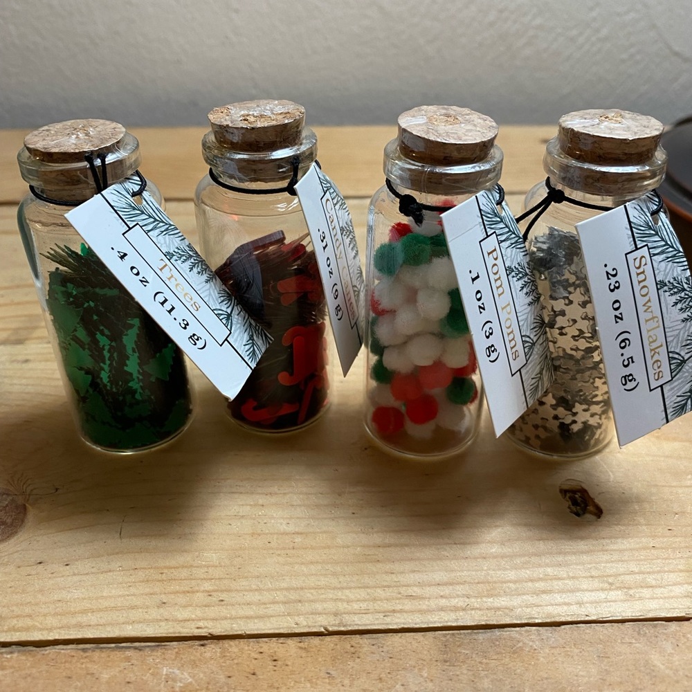 Target Bullseye Christmas Mini Bottle Filled set of 4